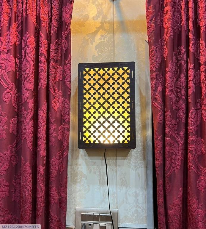 3D laser wall and Table lamp