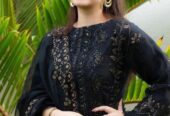 3pcs women’s unstitched Embroidered suit free home delivery 🚚🚚