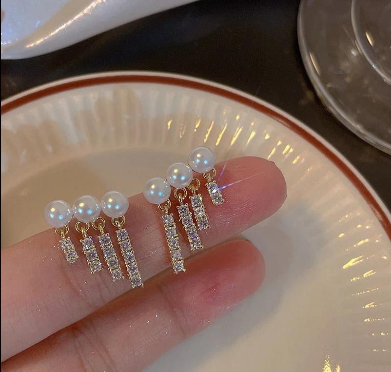 Gold plated Pearl Earrings free home delivery 🚚🚚