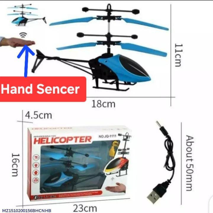 Remote Control and Hand Sensor Helicopter