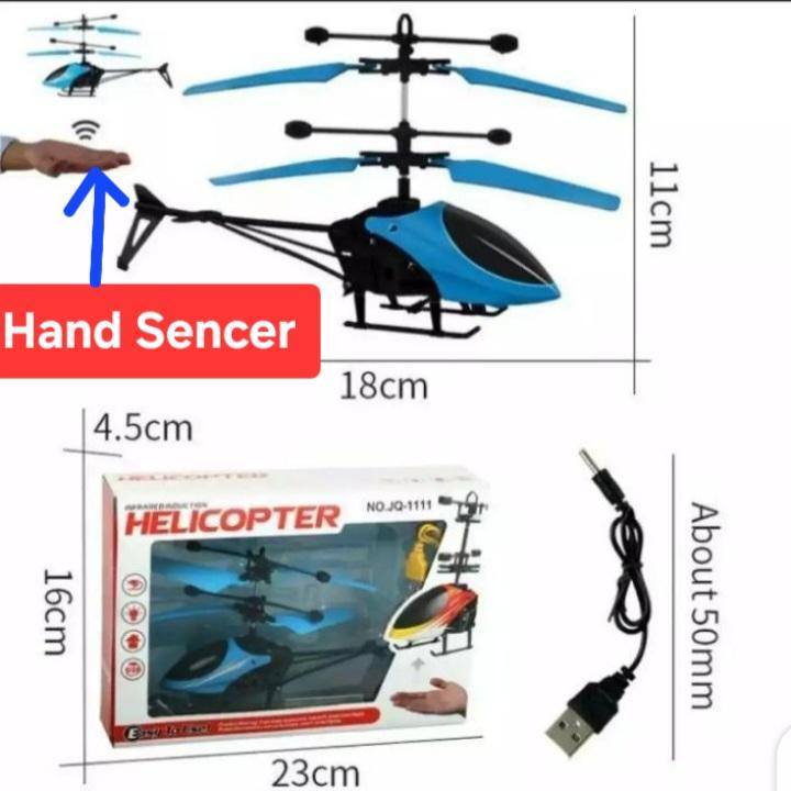 Remote Control and Hand Sensor Helicopter