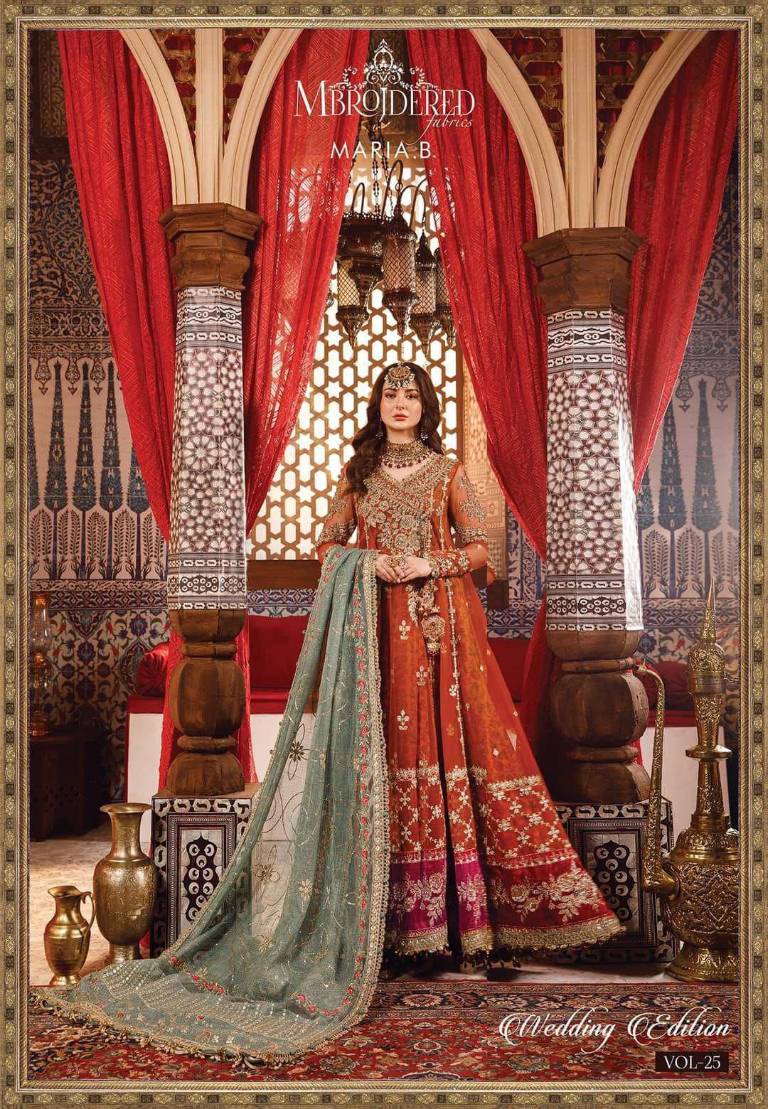 MariaB Unstitched Mbroidered Wedding Edition New launching