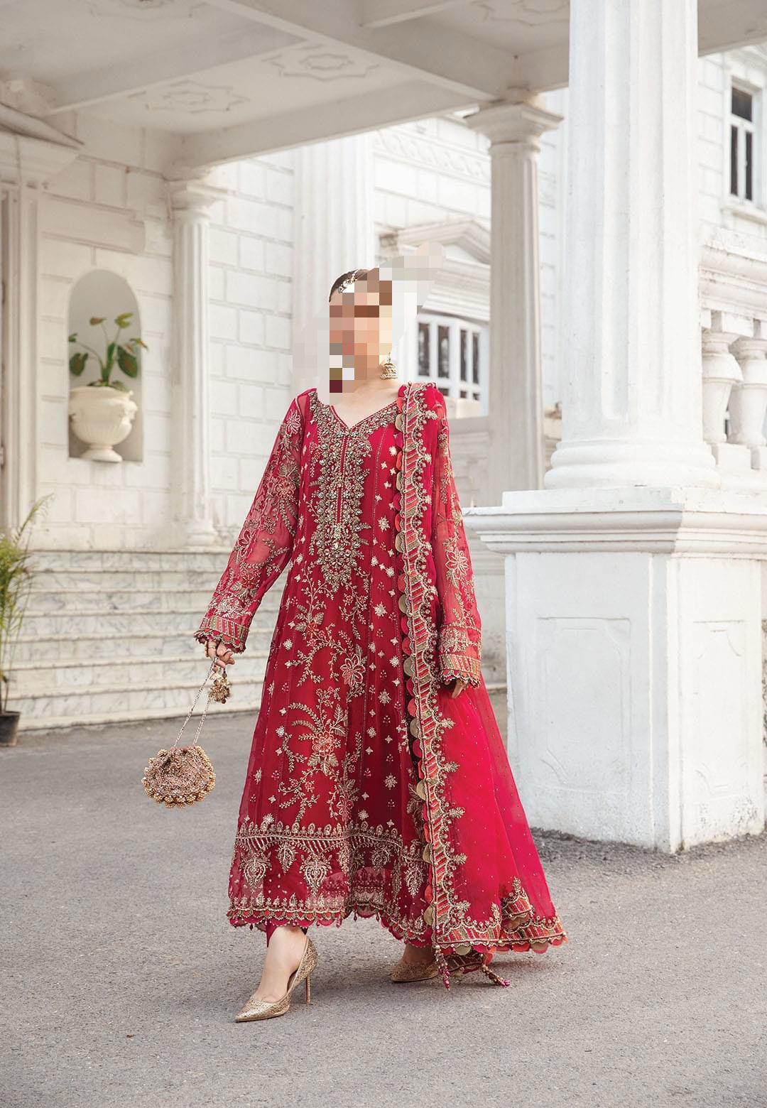 women chiffon suit
