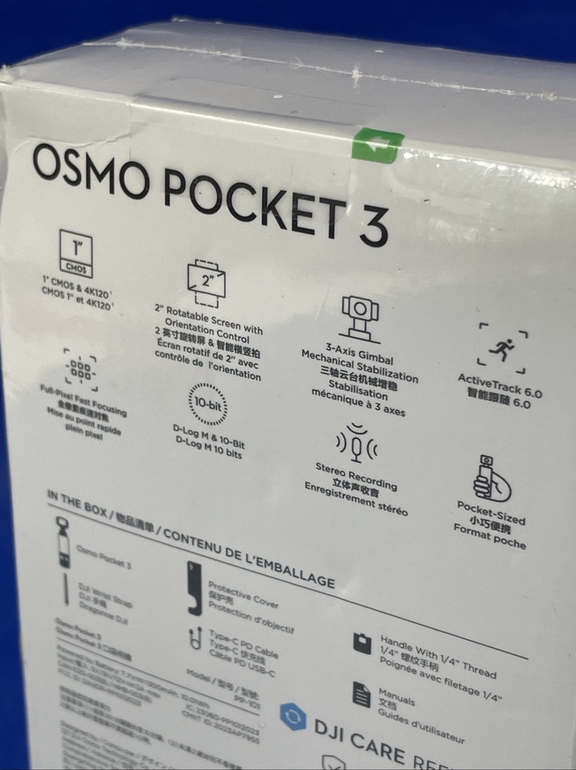 DJI Osmo Pocket 3 Creator Combo Stabilized 4K Handheld Camera