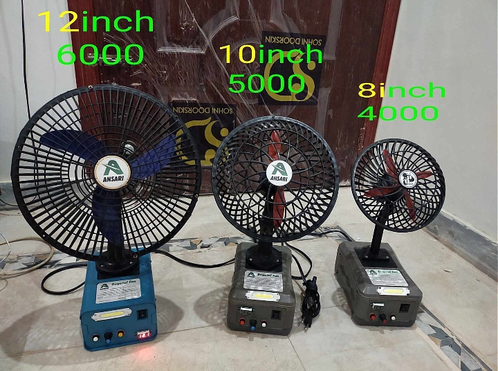 Rechargeable Table Fan
