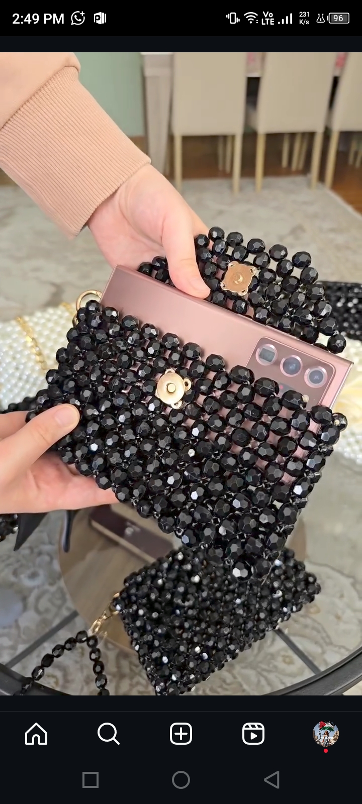 Handmade customize beaded bags