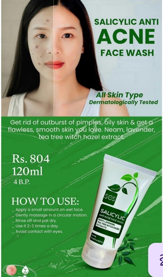 Acne face wash