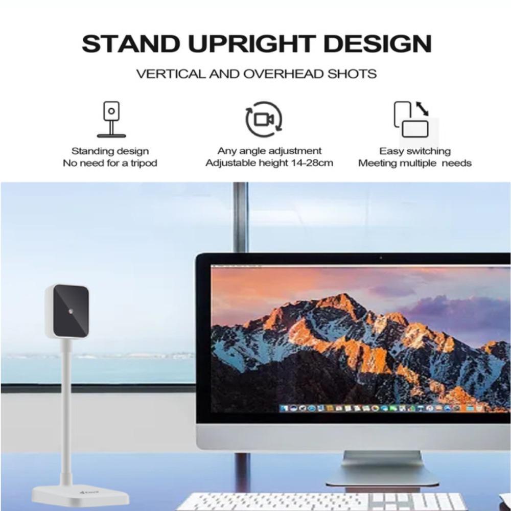 Kisonli D1 2K HD USB Webcam for Laptop/PC – Full HD Web Camera with Mic