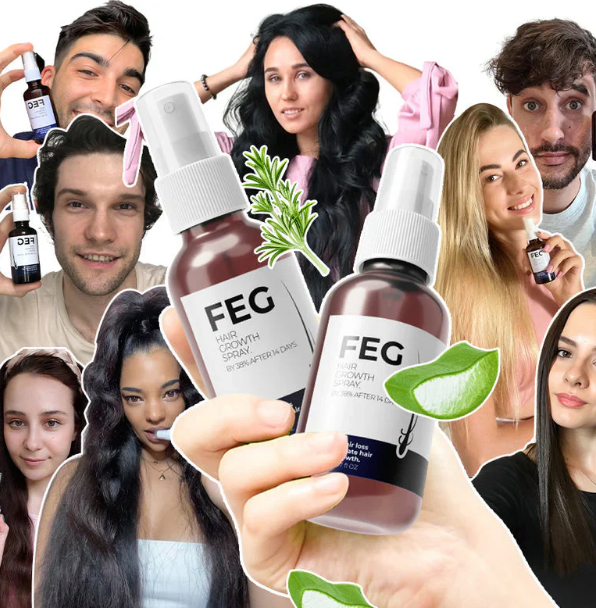 FEG Plus Hair Growth Spray Thicker Hair in Weeks | 03001819306