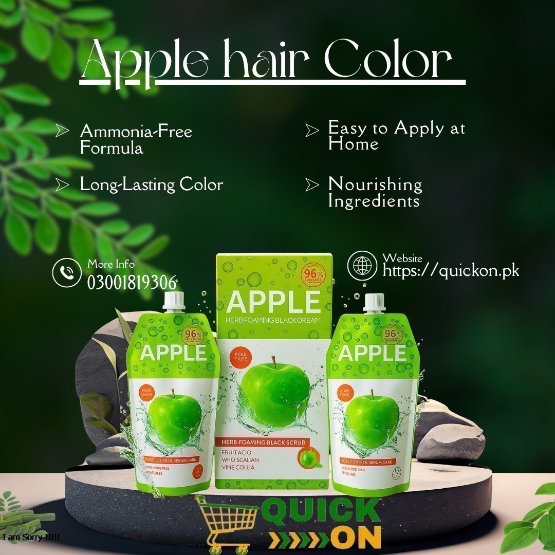 Apple Hair Color Price In Mustafabad – 03001819306