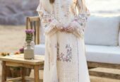 3 pcs women’s unstitched embroidered suit