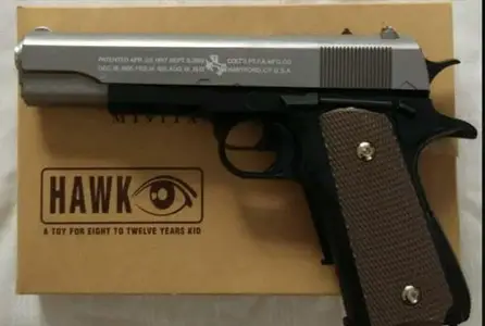 Silver Airsoft 1911 Metal Shooter Gun Toy