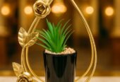 Metal flower pot