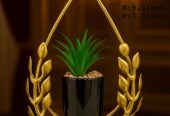 Metal flower pot