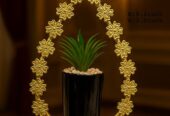 Metal flower pot