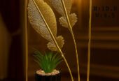 Metal flower pot