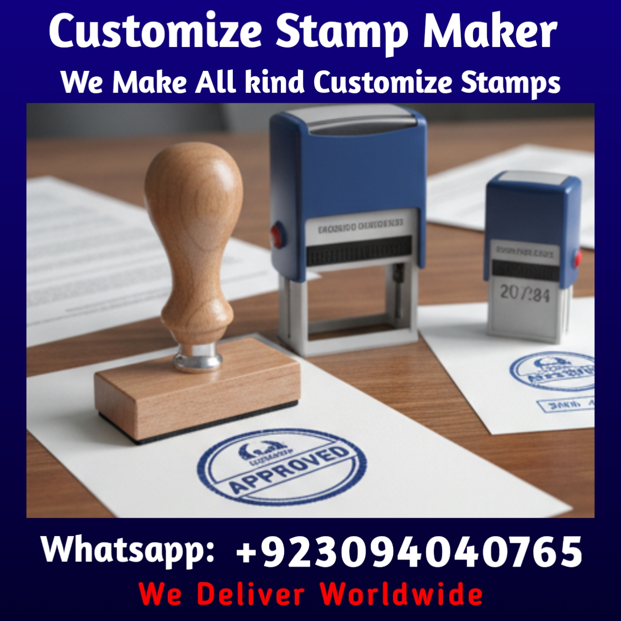 Stamp Maker in Lahore Pakistan Urgent Stamp Maker Lahore