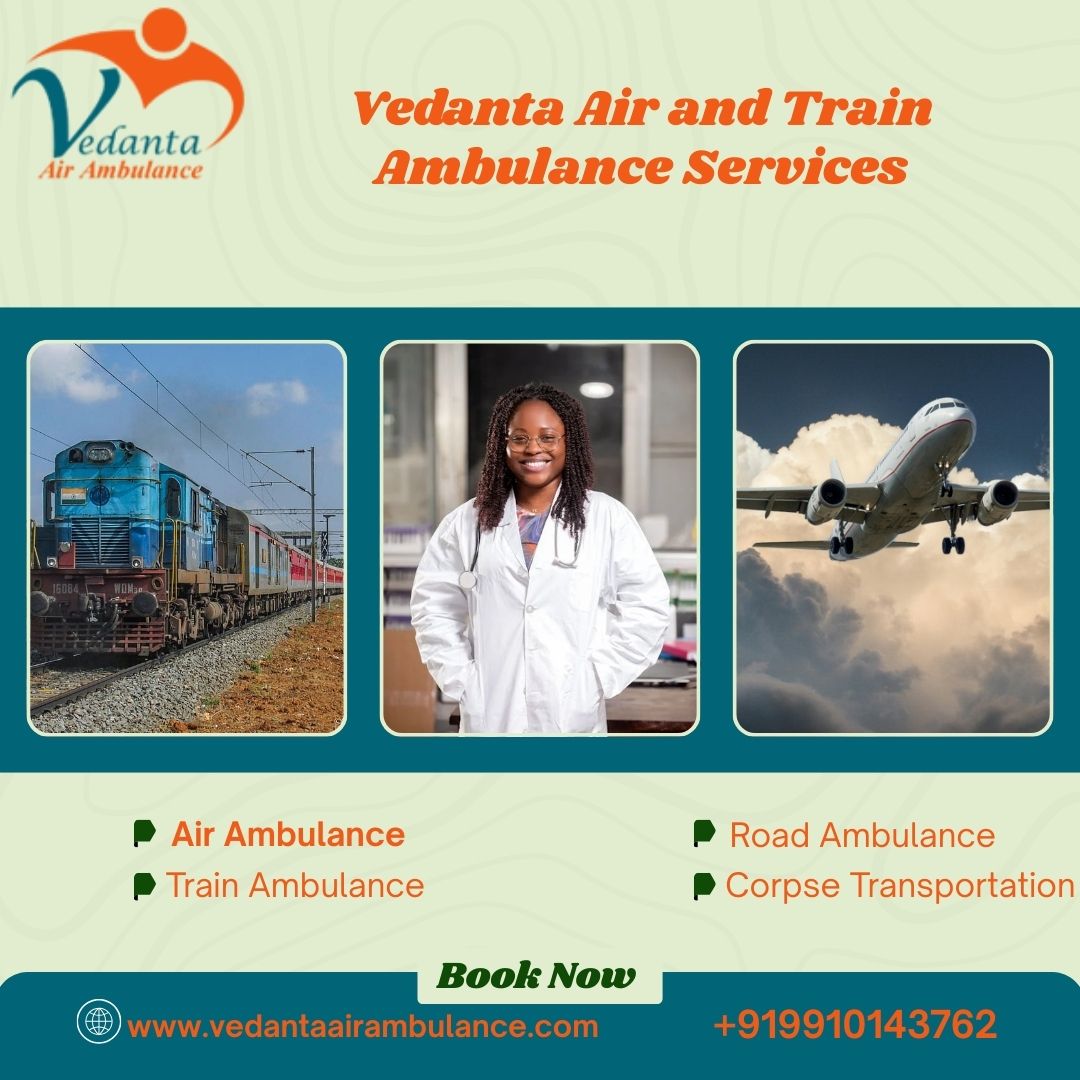 Avail Vedanta’s Train Ambulance service for world-class medical transfer and care in Pune