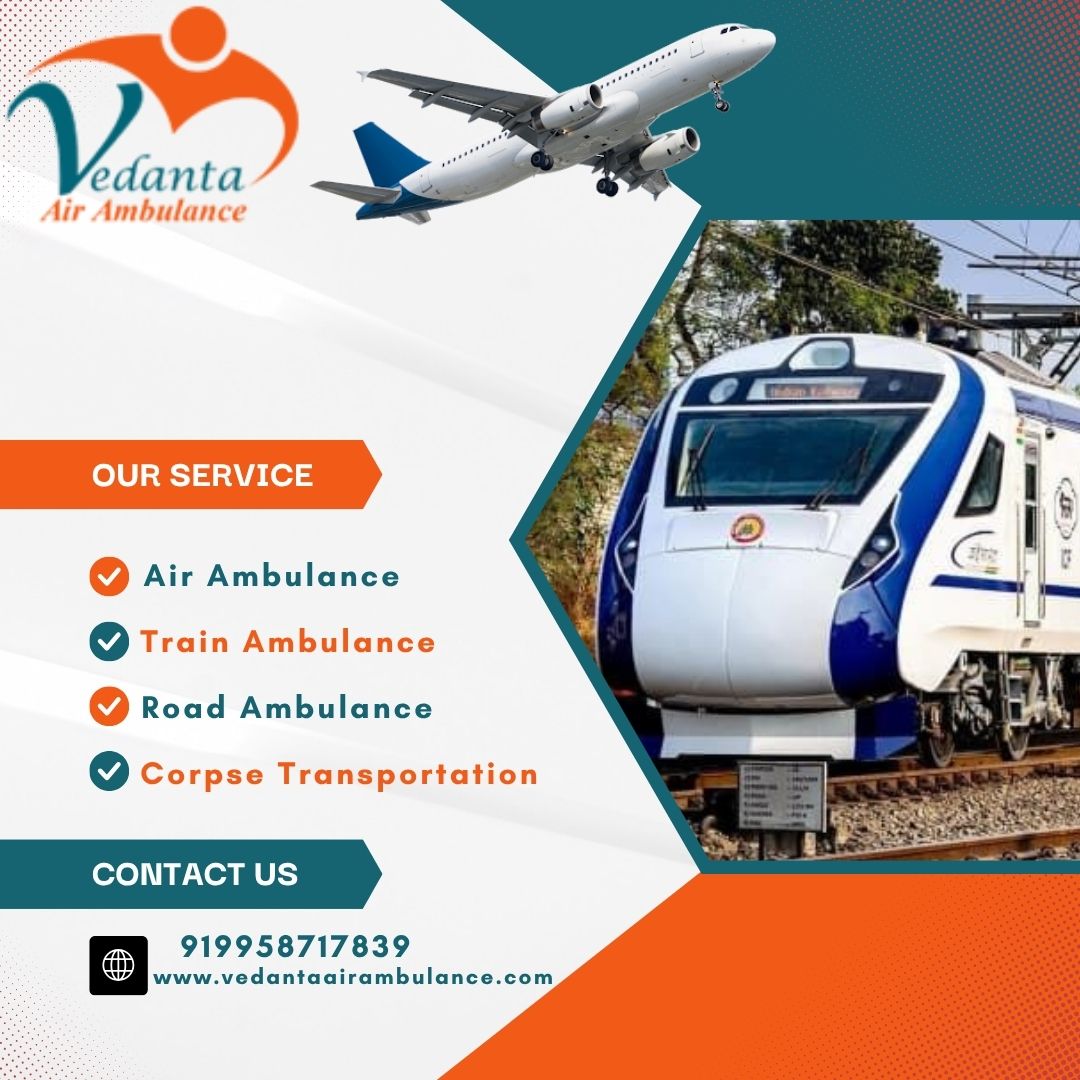 Vedanta Train Ambulance Service is available 24/7 in Vellore