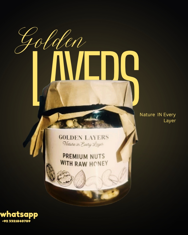 Golden Layers ( Nuts Honey )