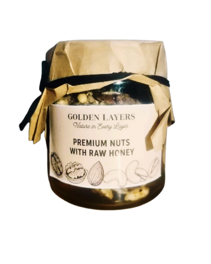Golden Layers ( Nuts Honey )
