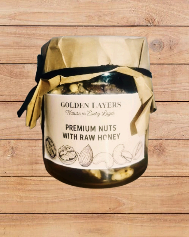 Golden Layers ( Nuts Honey )
