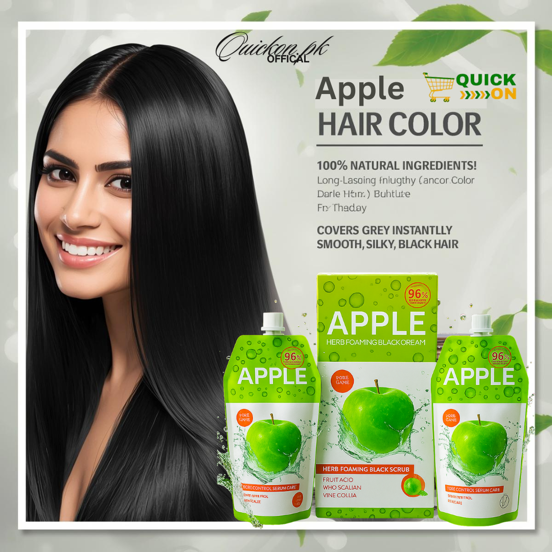 Apple Hair Color 2025 New (1000ML) Price in Sobhodero – 03001819306
