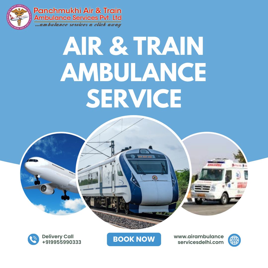 Panchmukhi Train Ambulance in Patna is equipped with the best medical equipment