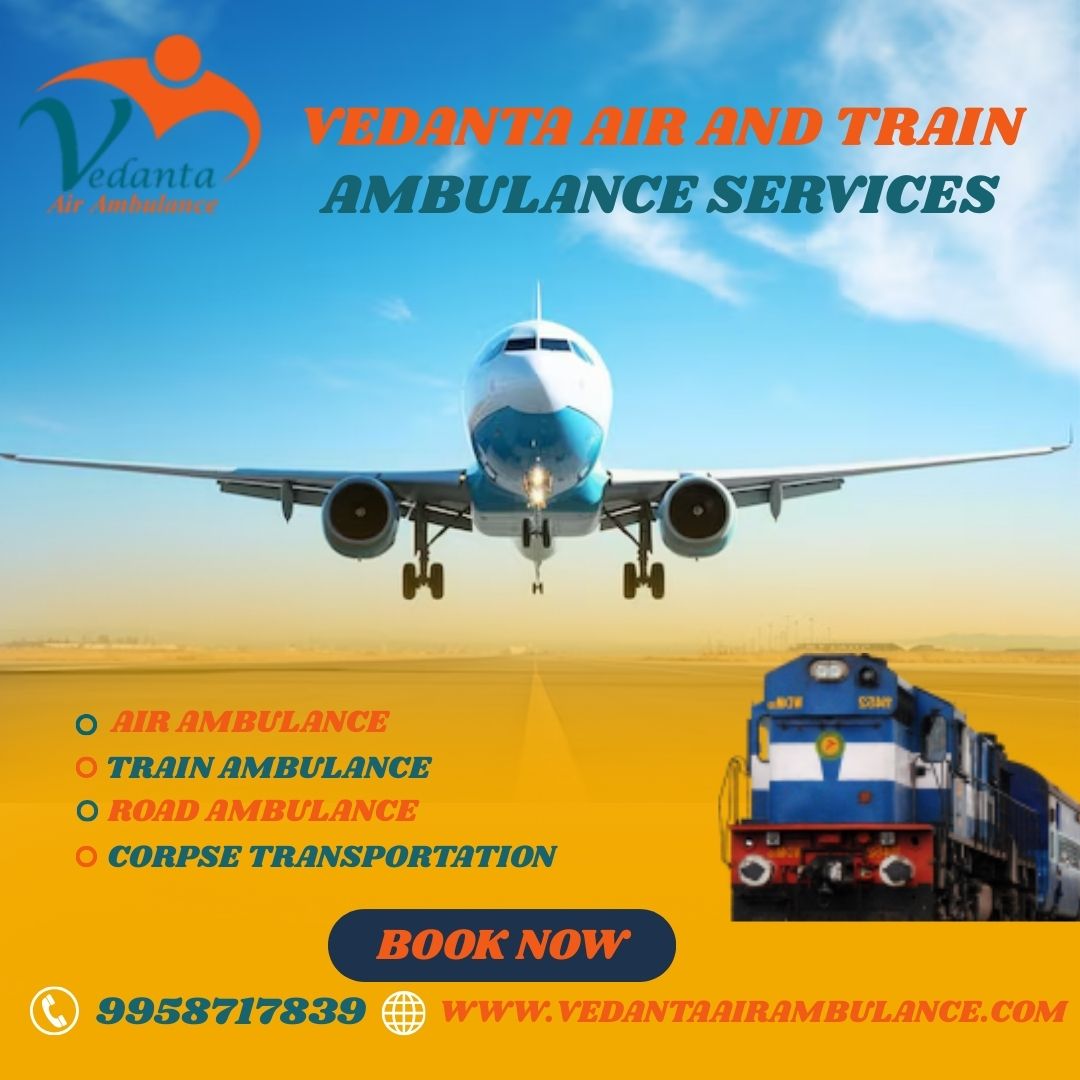 Select the Vedanta train ambulance services in Siliguri to transfer your critical loved ones