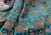 *Original Indian Armani craip silk Dori & sitara work