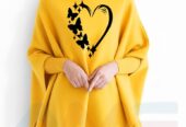 Winter collection Printed poncho for women