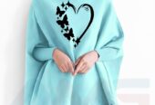 Winter collection Printed poncho for women