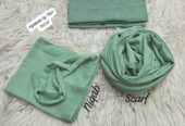3 pec nikab scarf cap set