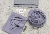 3 pec nikab scarf cap set