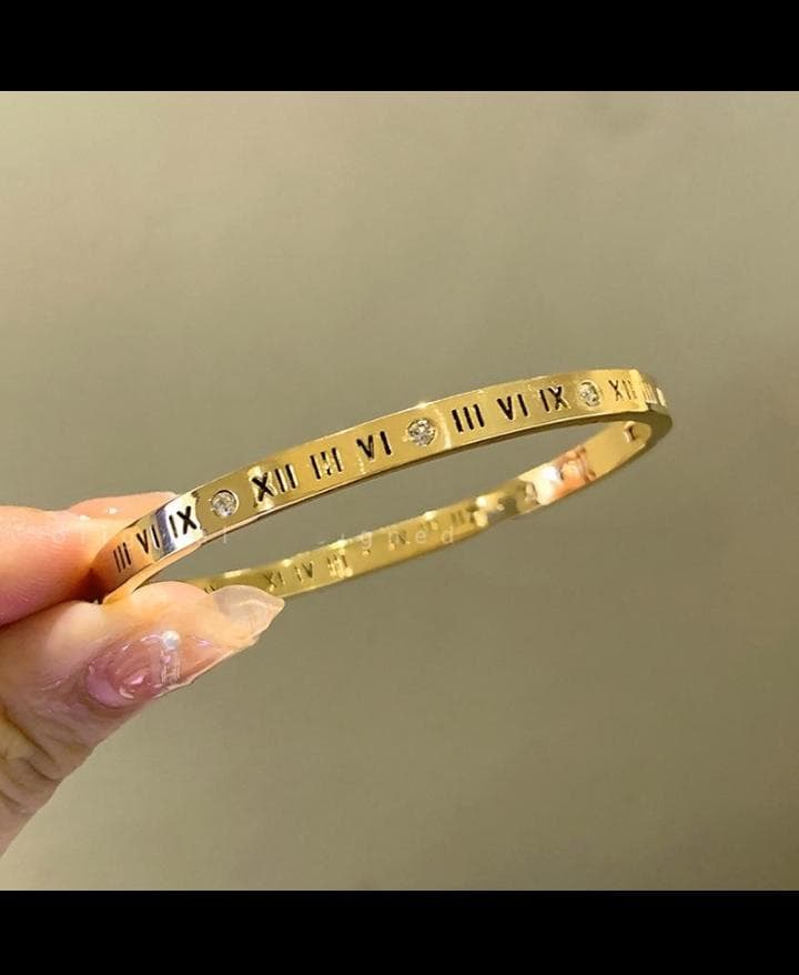 Gold plated bracelet