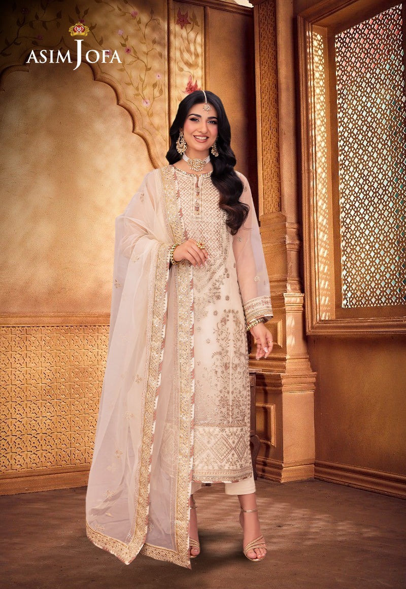 Asim Jofa Embroidered Organza 💯 Original Organza 3 Pcs Collection!