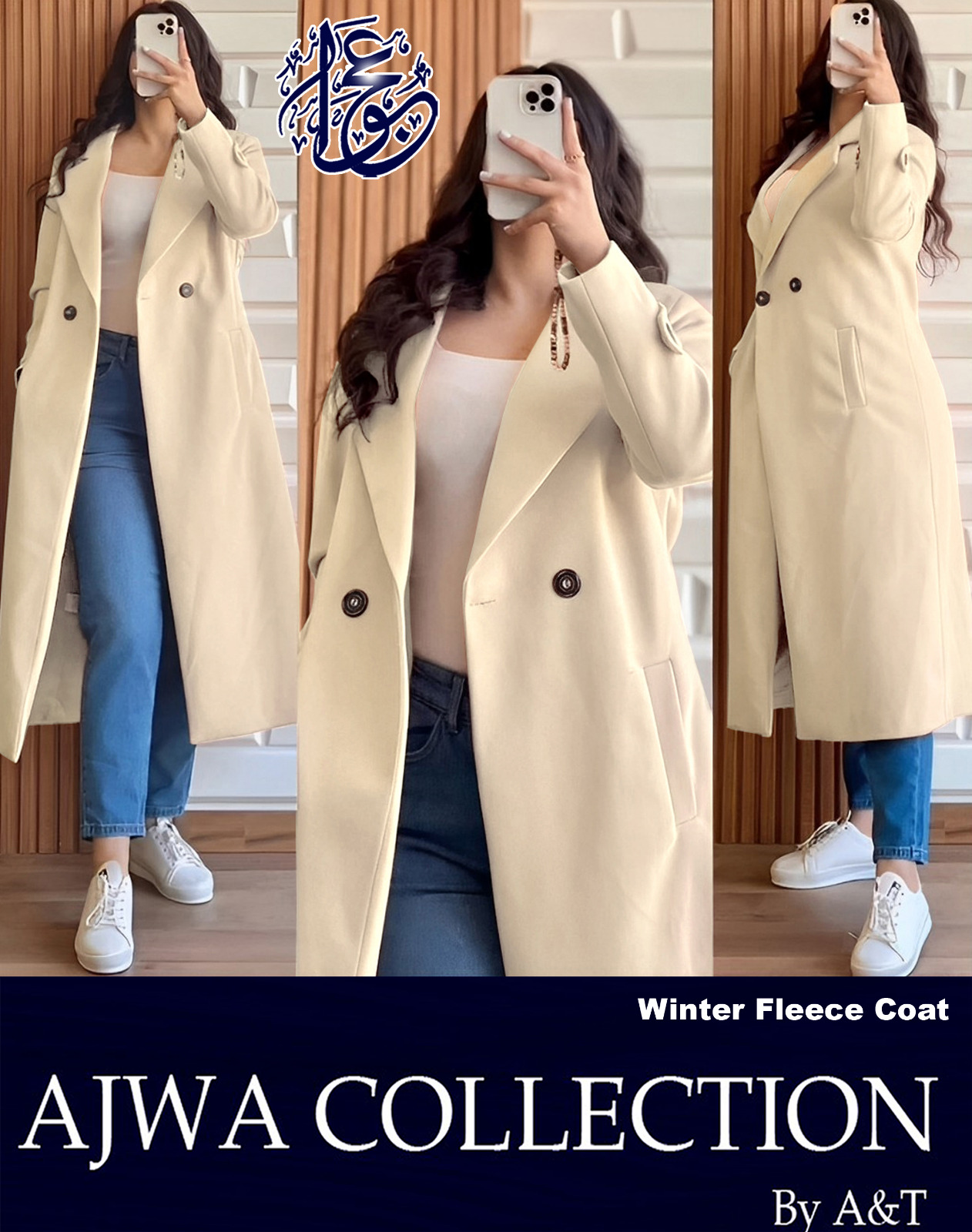 Women Coat Stuff Warm Double Fleece