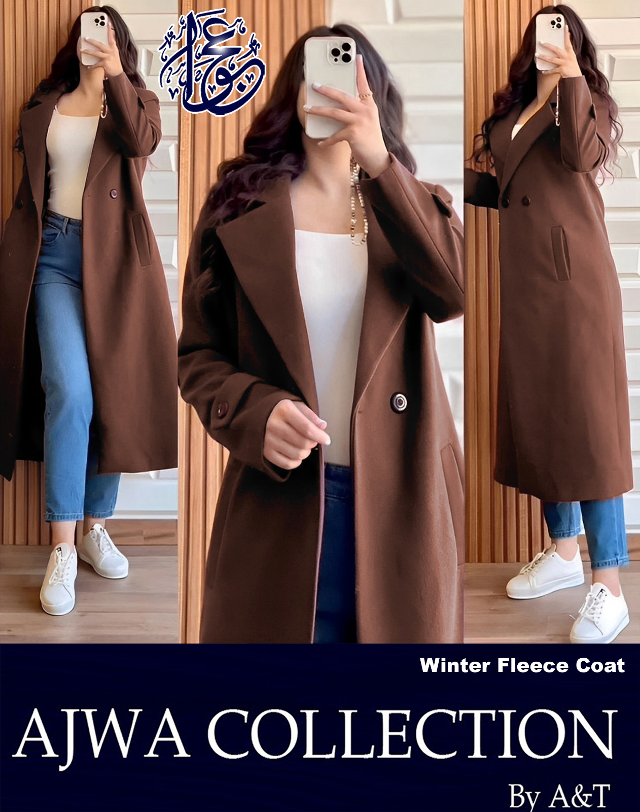 Women Coat Stuff Warm Double Fleece