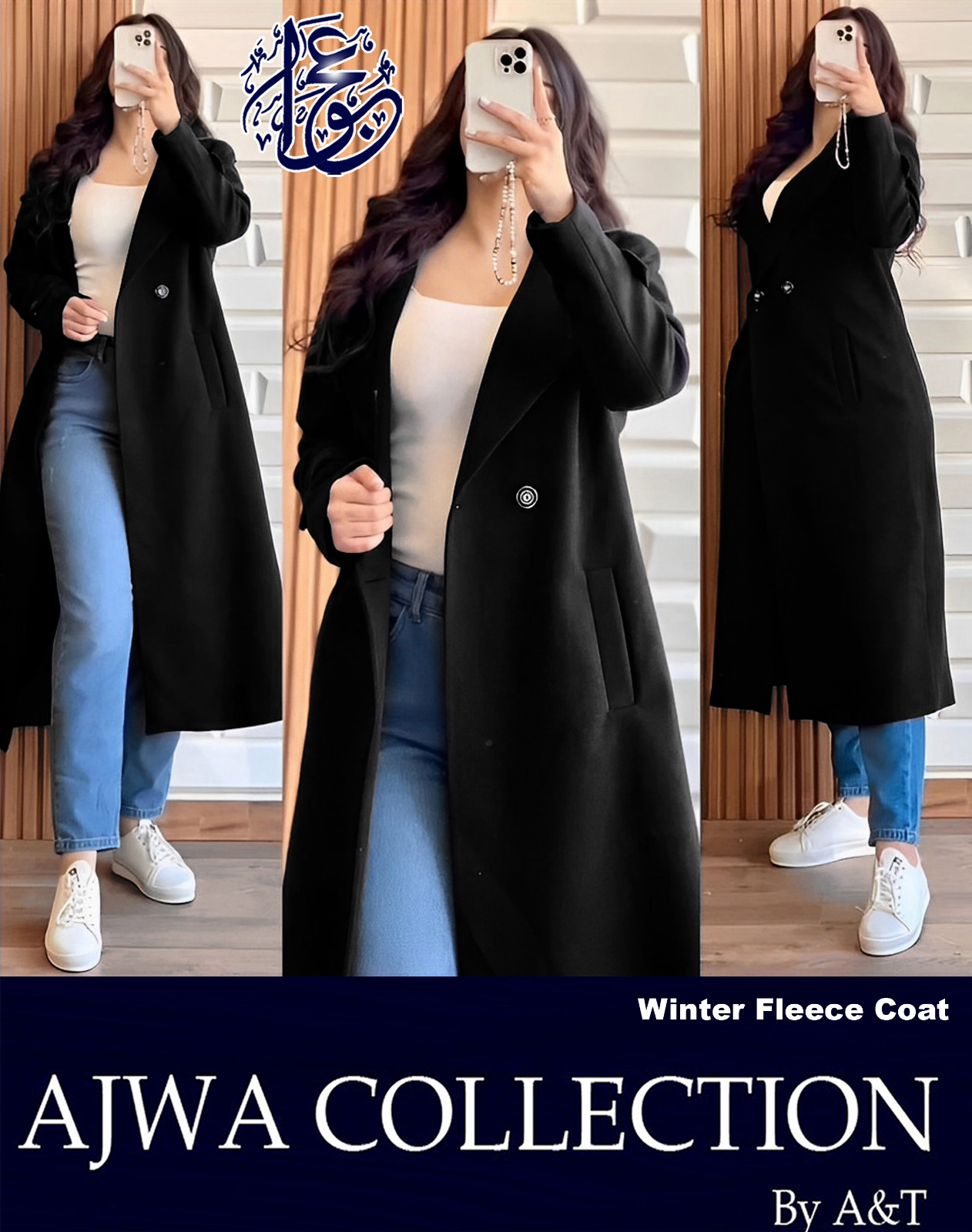 Women Coat Stuff Warm Double Fleece