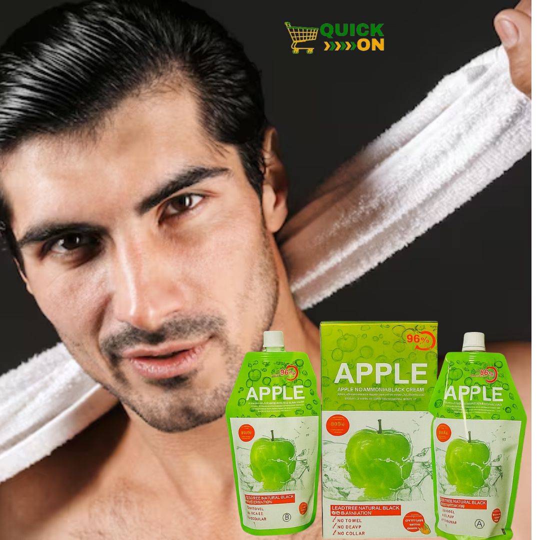 Apple Hair Color 2025 New (1000ML) Price in Dokri – 03001819306