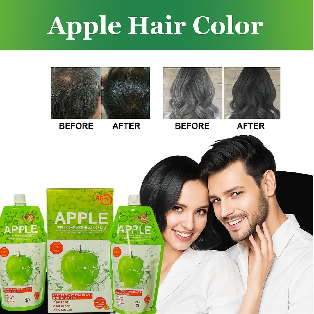 Apple Hair Color 2025 New (1000ML) Price in Sibi – 03001819306