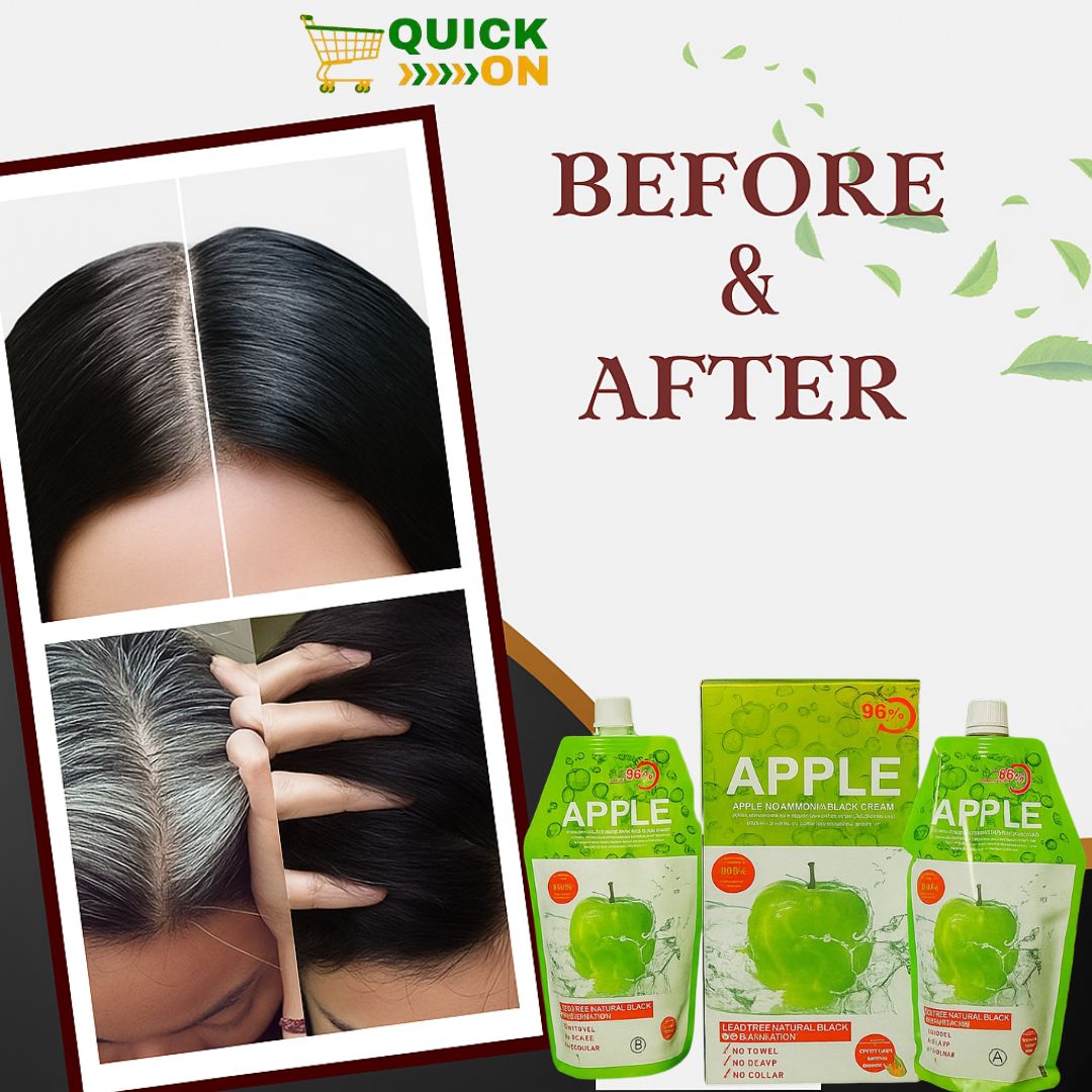 Apple Hair Color 2025 New (1000ML) Price in Kahror Pakka – 03001819306