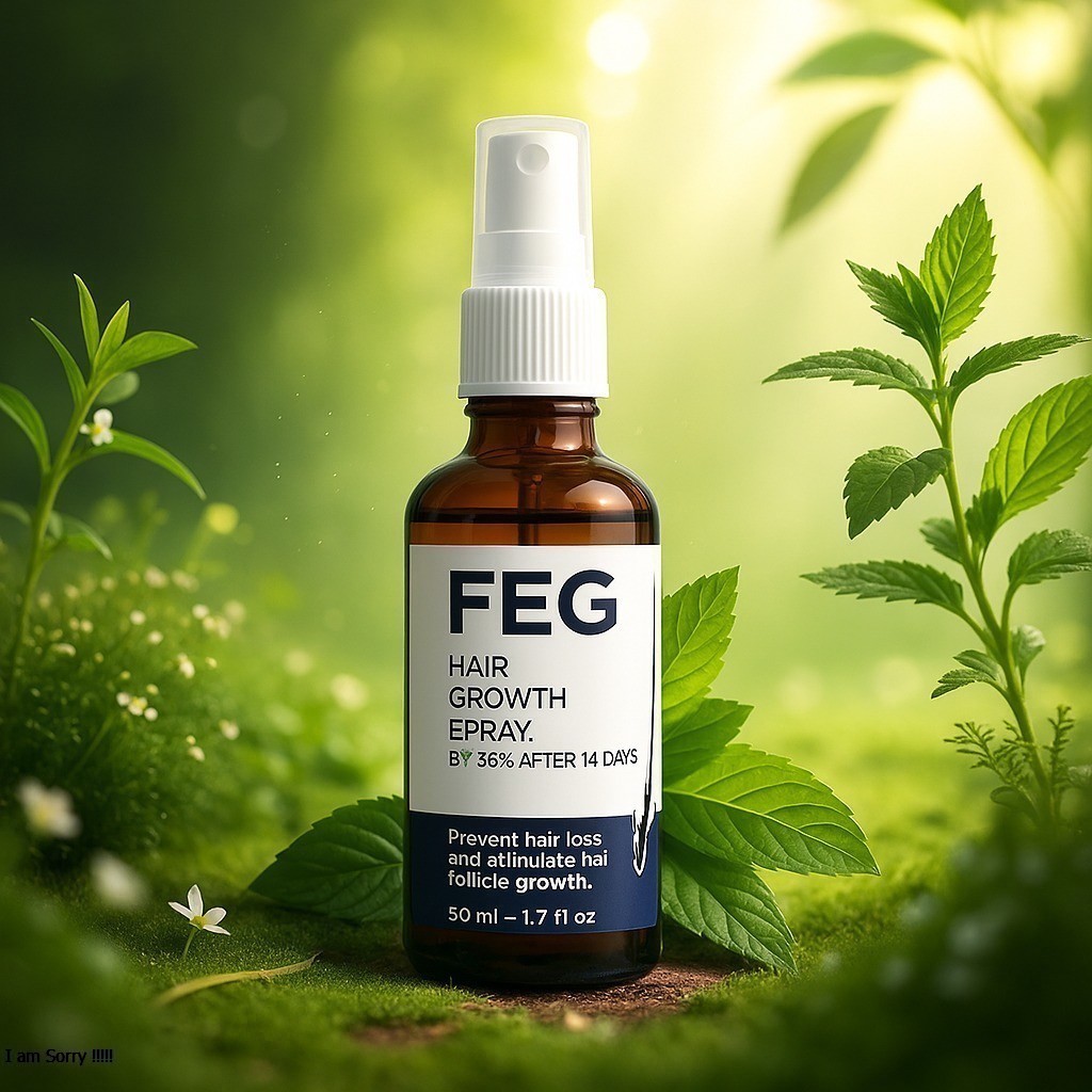 FEG Plus Hair Growth Spray Price in Pakistan – Best Hair Regrowth Solution | 03001819306