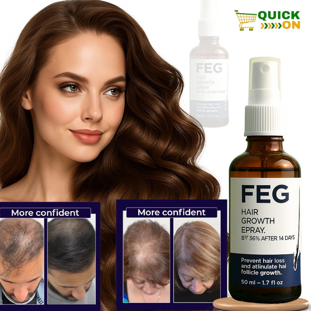 FEG Plus Hair Growth Spray – Ultimate Solution for Hair Regrowth in Pakistan – 03001819306