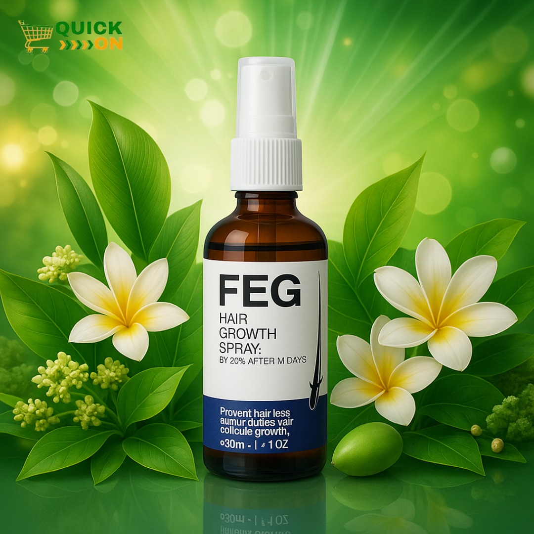 FEG Plus Hair Growth Spray – Stop Hair Fall and Regrow Naturally | 03001819306