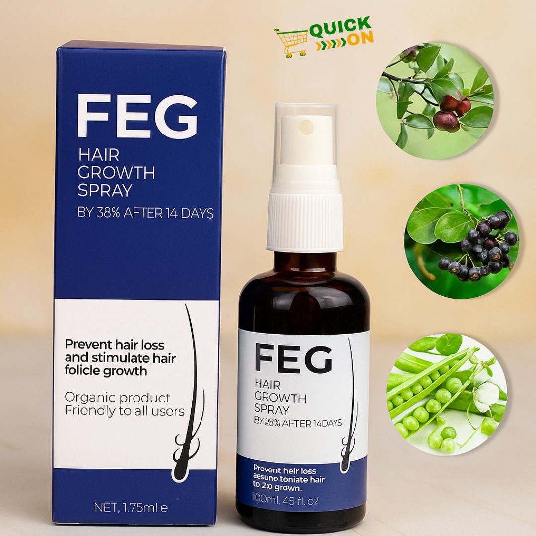 Natural Hair Growth Tips to Use Alongside FEG Plus Spray – 03001819306