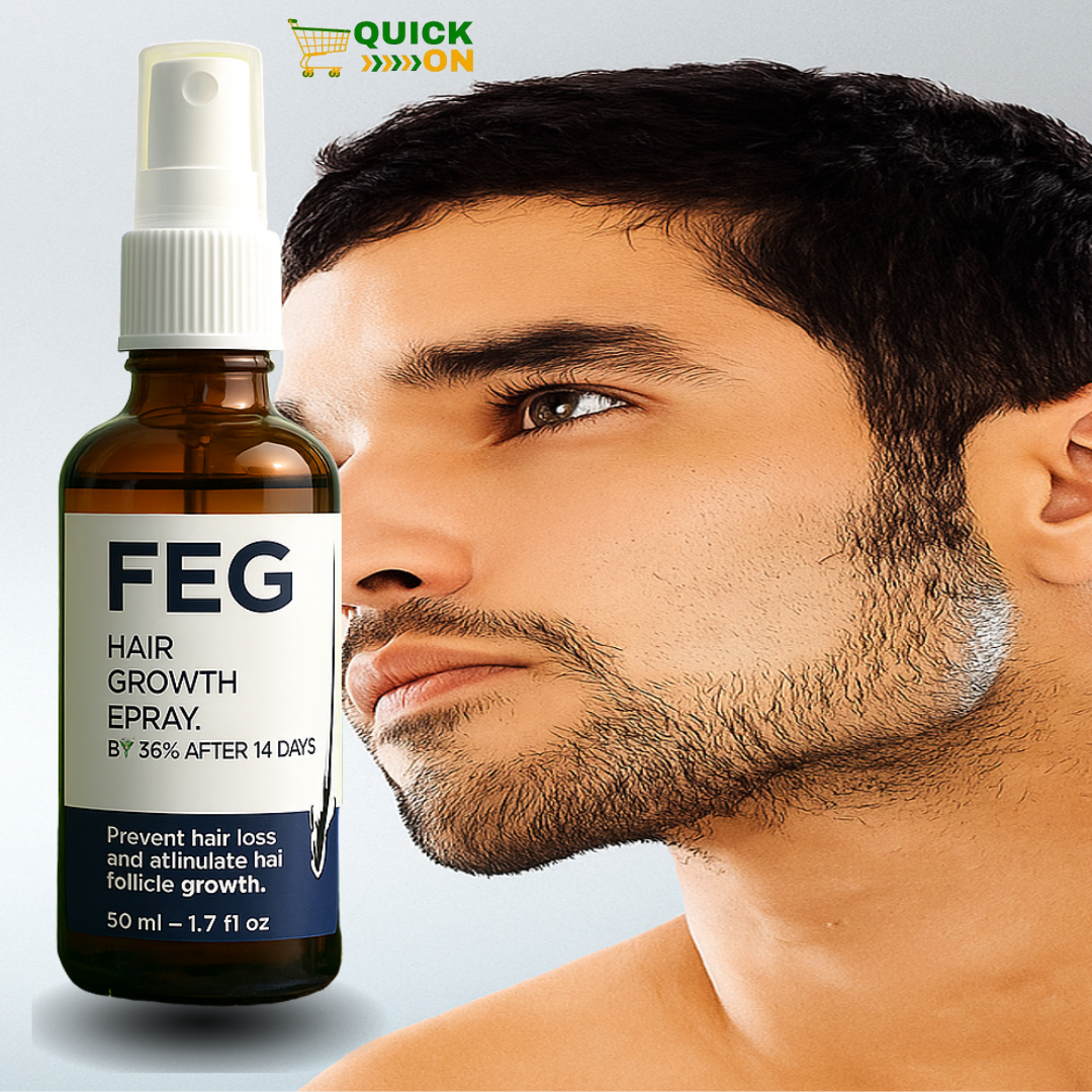 FEG Plus Hair Growth Spray in Pakistan – Thicker Hair Naturally | 03001819306