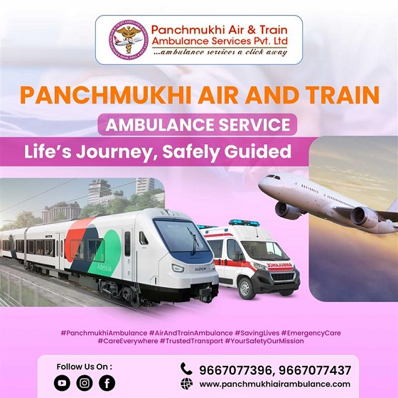 Take a Hassle-free Patient Transfer Air Ambulance by Panchmukhi Air and Train Ambulance Service in Madurai