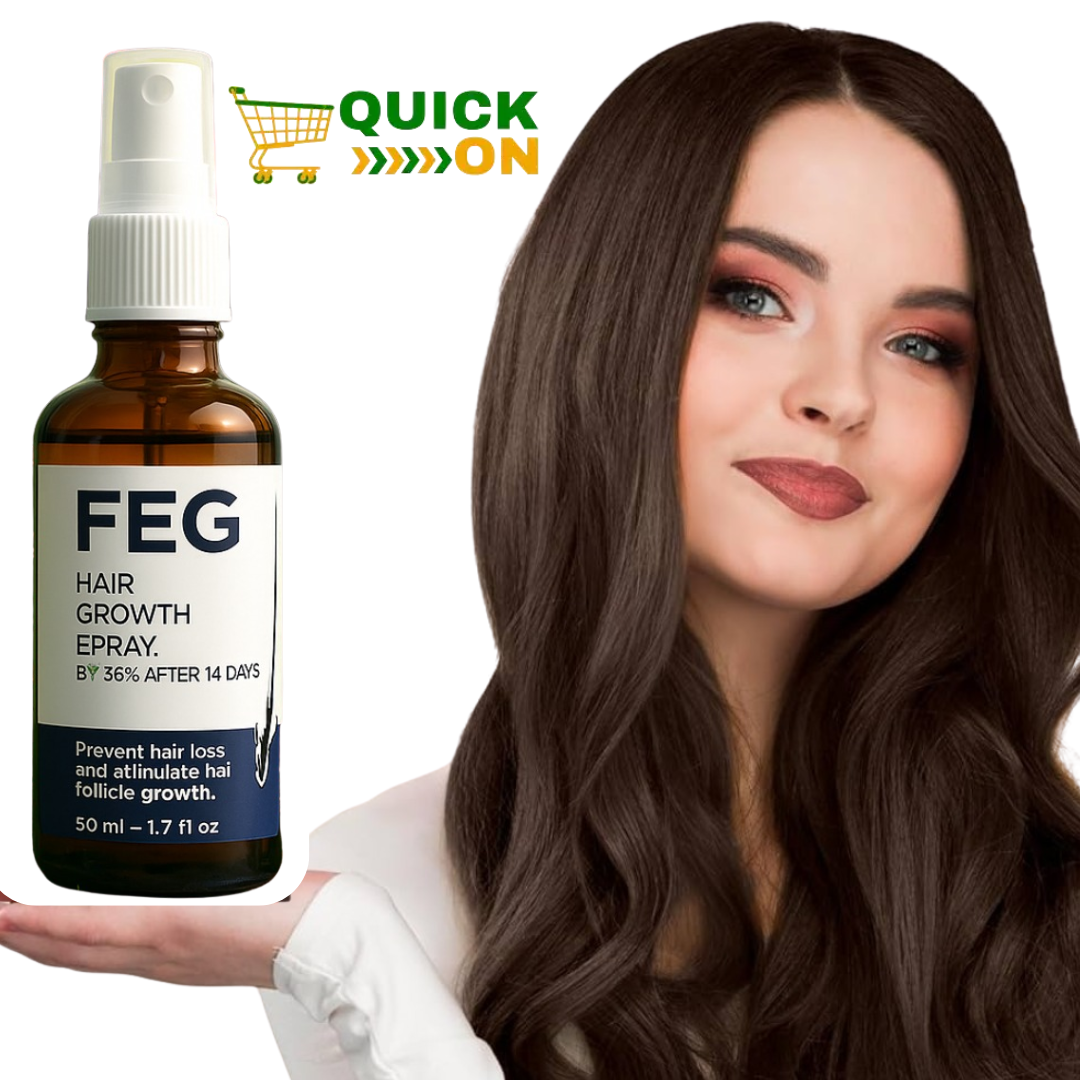 FEG Plus Hair Growth Spray in Pakistan – Thicker Hair Naturally | 03001819306