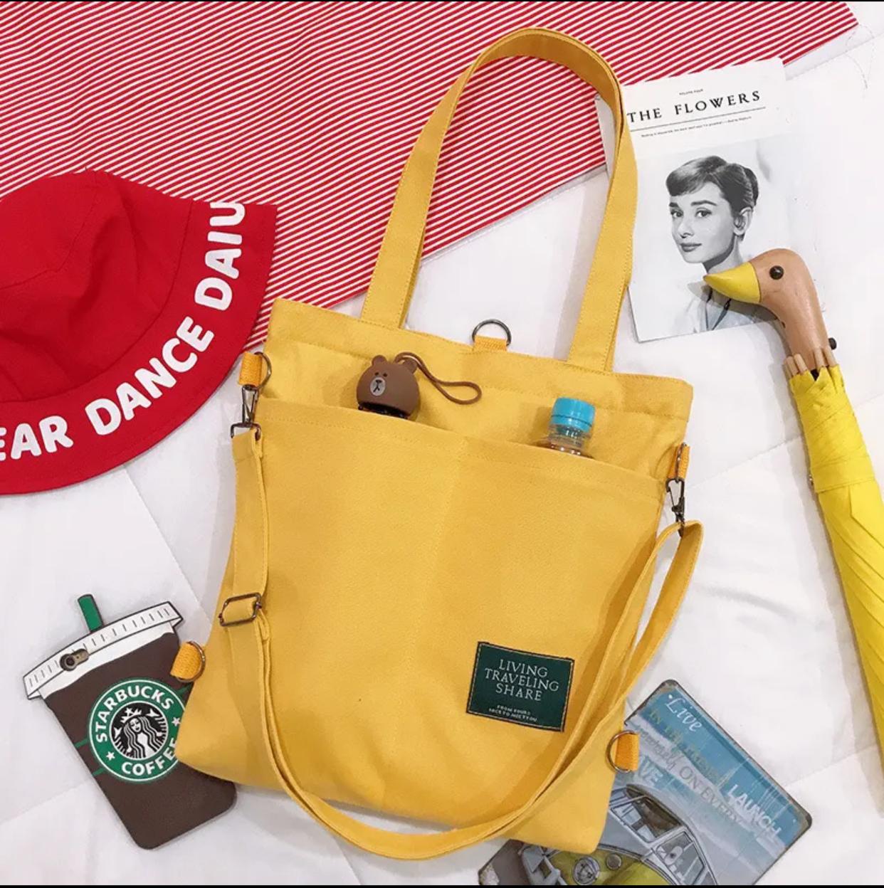 Multipurpose(3 in one)/tote/shoulder/crossbody/backpack bag for univeristy/college, Karachi